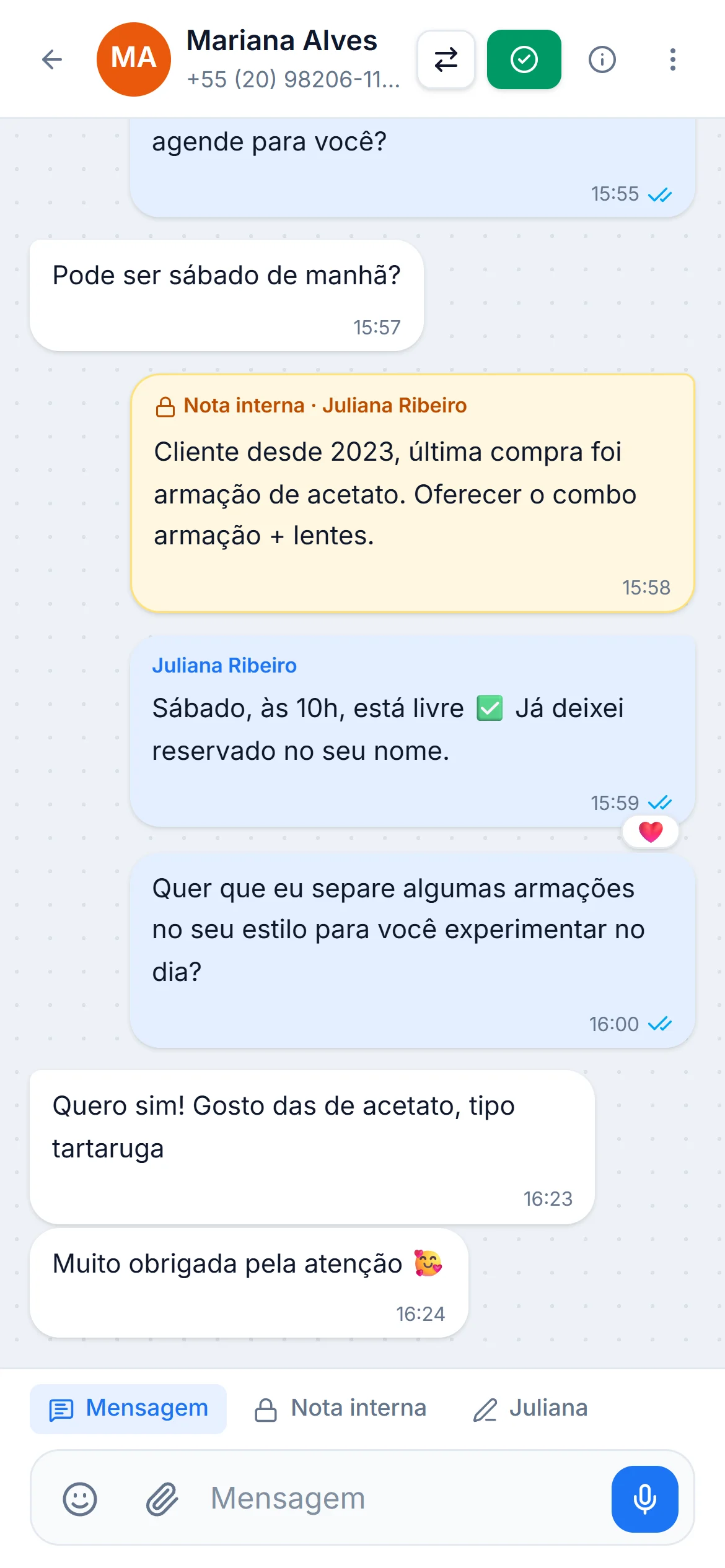JOTA5 Chat no celular